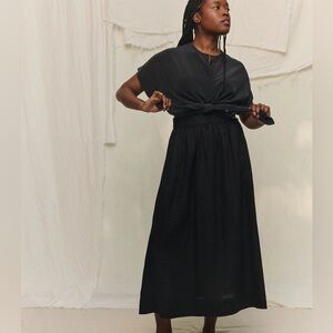 Elizabeth Suzann Bel Skirt (Silk, Black, Small)